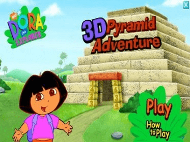 Dora 3d pyramid adventure game