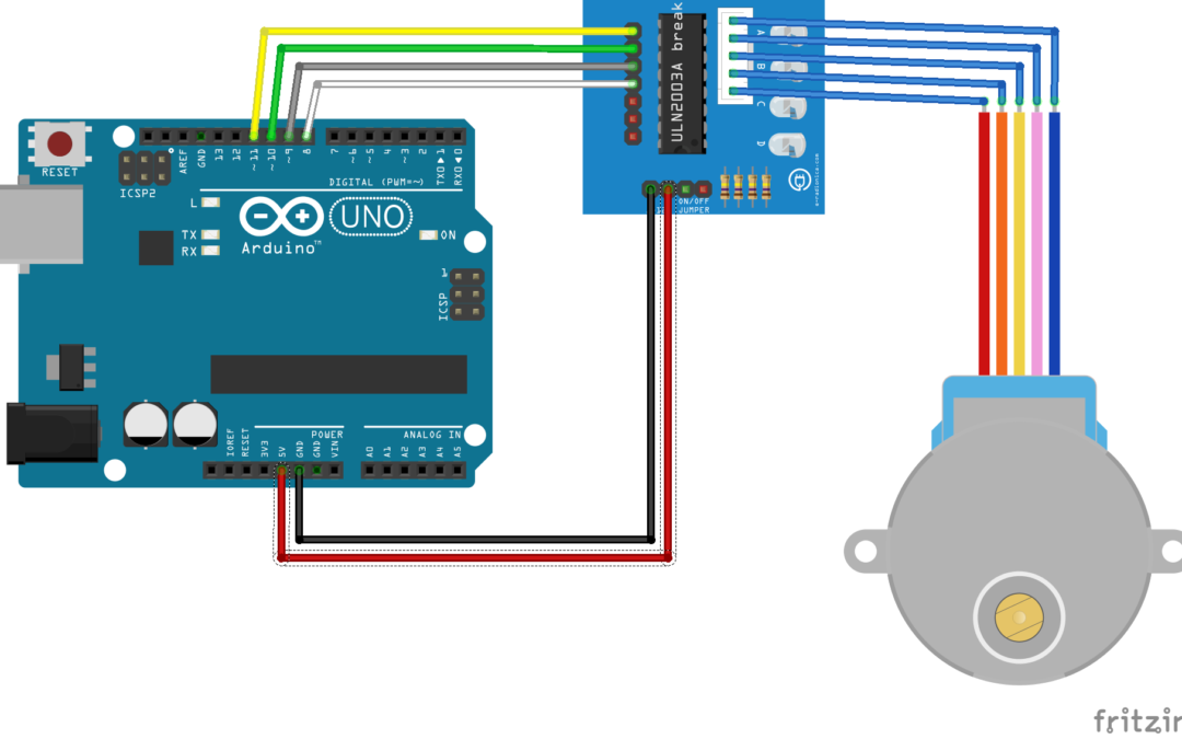 Arduino Stepper Motor Serial Control In Library